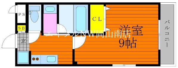 大元駅 徒歩5分 1階の物件間取画像